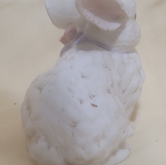 Vintage Enesco Ceramic Musical Bunny Rabbit - Picture 5 of 9